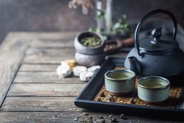 Teapot method to make Kratom Tea